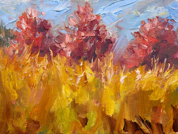 Three Fall Maples by Maggie Capettini