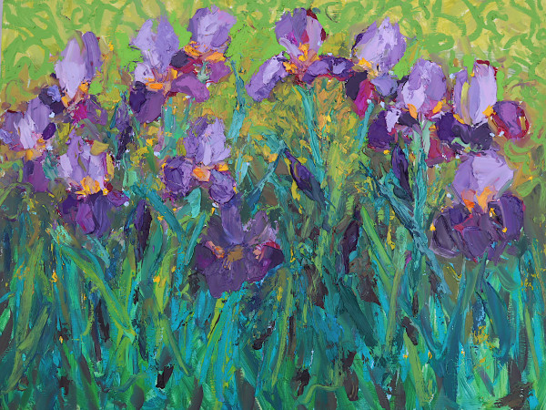 Tangle of Iris by Maggie Capettini