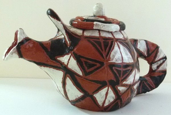 African Teapot 1 by Peter Cooley