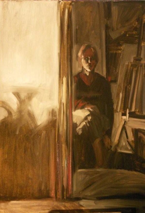 Reflections Self portrait by Dagmar Cyrulla