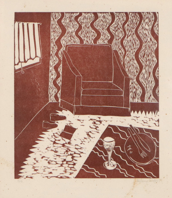 Interior with Armchair by Helen Eager
