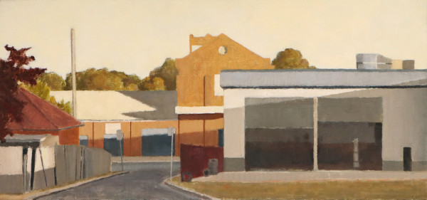 Late afternoon, IGA carpark by Rachel Ellis