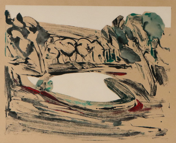 Reflecting dam by Merrick Fry