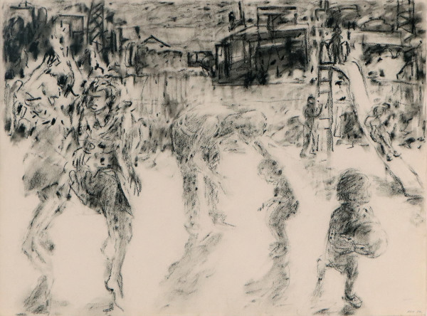 Family in the park by Merrick Fry