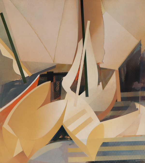 Fishing Boats (After Braque) by Merrick Fry