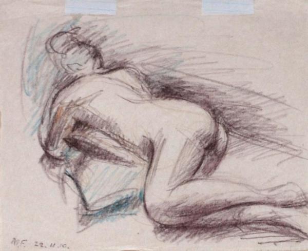 Life Drawing by Merrick Fry