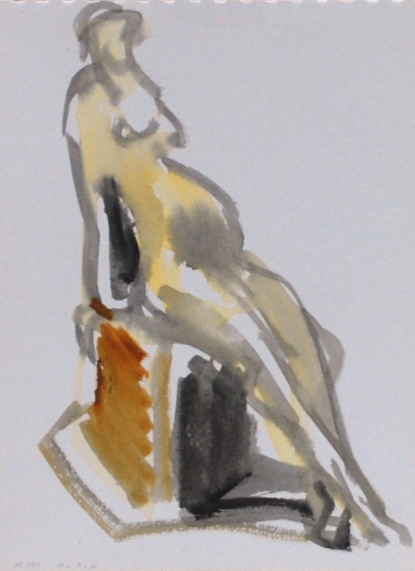 Life Drawing by Merrick Fry