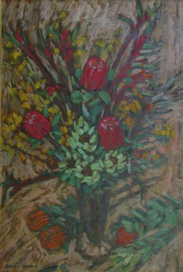 Banksias & Leucadendrons by Edna Garran-Brown, Image 1.