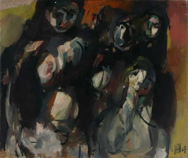 Untitled (four figures) by Paul Haefliger
