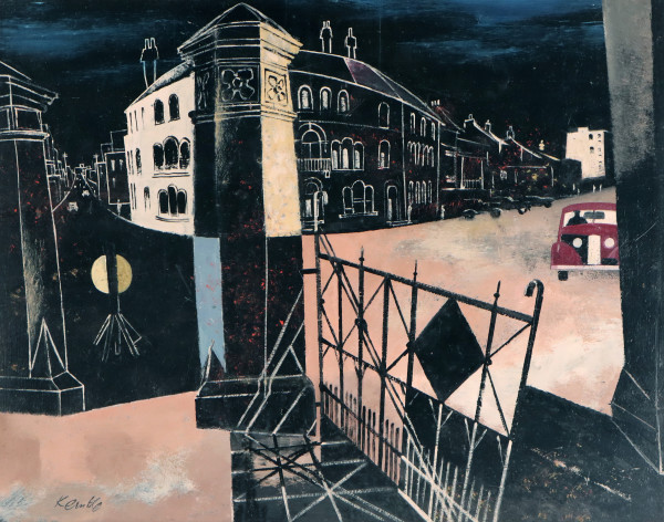 Old Domain Gates Woolloomooloo by Herbert Kemble