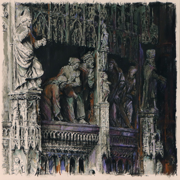 Interior of Chartres Cathedral by Graham Lupp