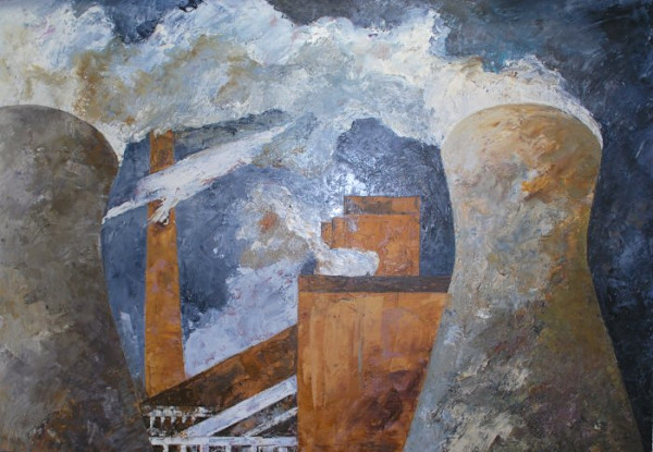 Yallourn power station by Mandy Martin