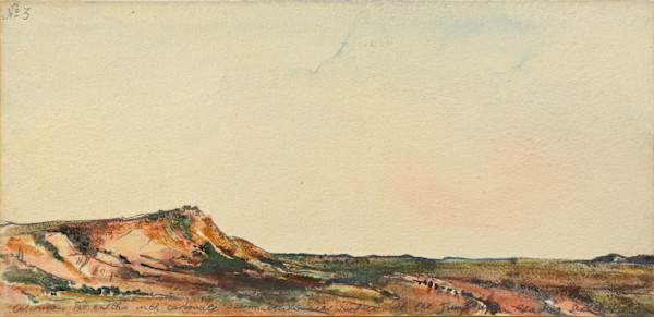 Tibooburra Trip suite 2, No 3 (Diptych) by Mandy Martin