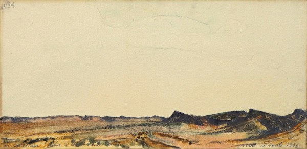 Tibooburra Trip suite 2, No 4 (Diptych) by Mandy Martin