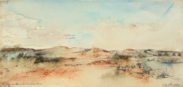White cliffs to Innamincka, No 3 by Mandy Martin