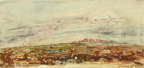 White cliffs to Innamincka, No 4 by Mandy Martin