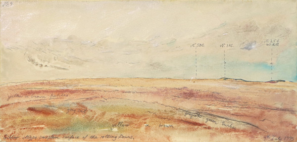 White cliffs to Innamincka, No 9 by Mandy Martin