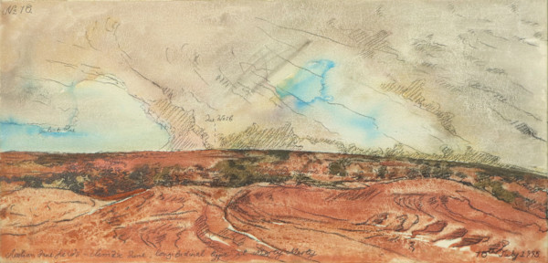 White cliffs to Innamincka, No 10 by Mandy Martin