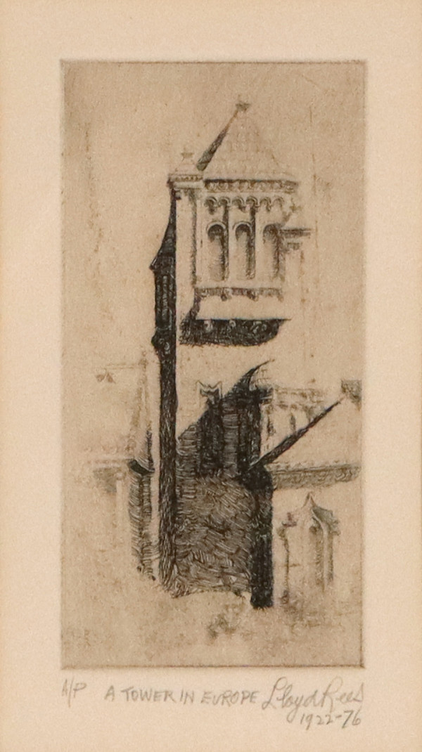 A Tower in Europe by Lloyd Rees