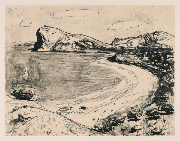 South Coast Beach by Lloyd Rees