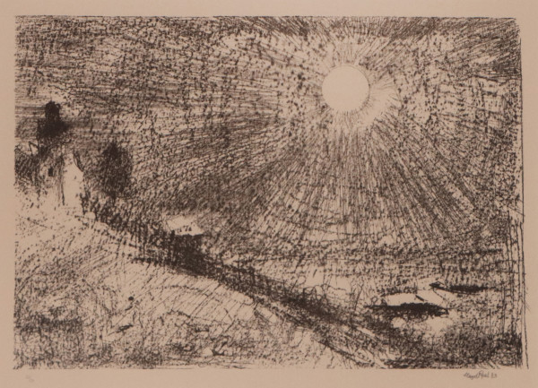 The Sun at Sandy Bay by Lloyd Rees