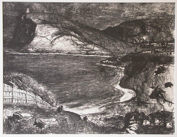 Storm at Sunset by Lloyd Rees