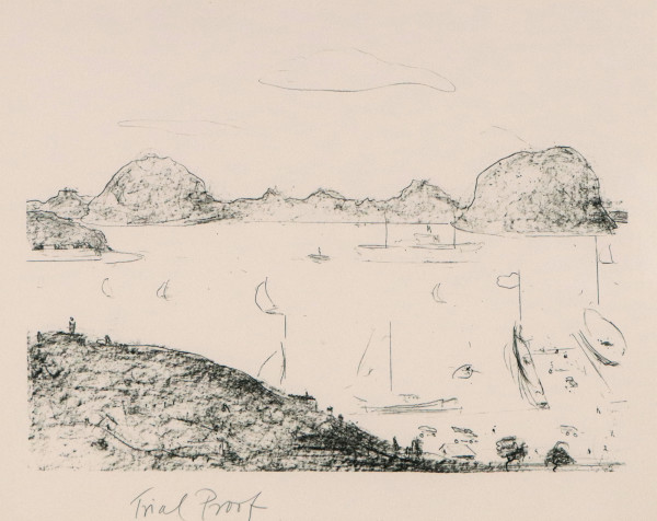 The Derwent, Hobart by Lloyd Rees