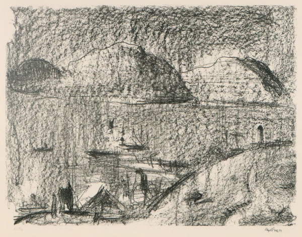 The Derwent, Hobart by Lloyd Rees