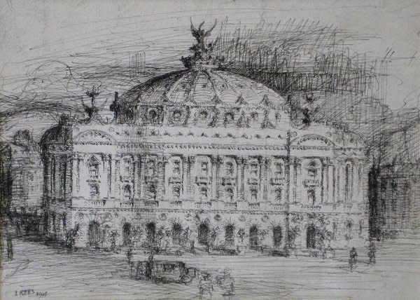 An idea for Brisbane Opera House by Lloyd Rees