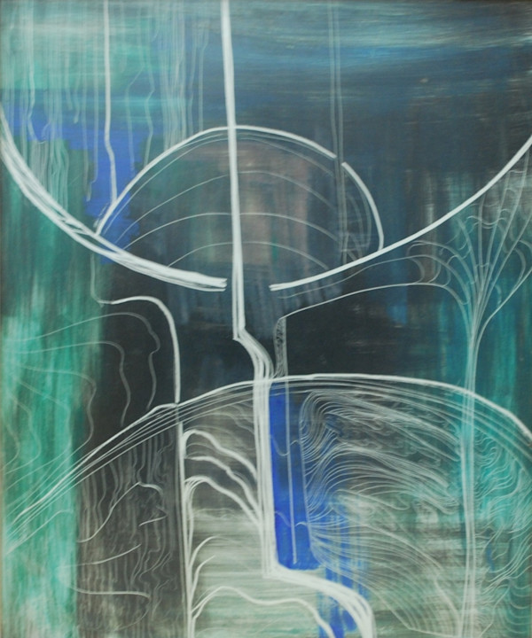 Untitled (scraper board) by Jo Ross
