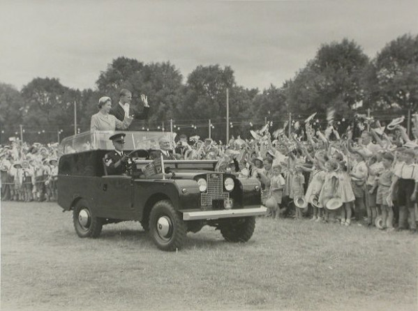 Queen Elizabeth 11 and the Duke of Edinburgh by Frederick Smith