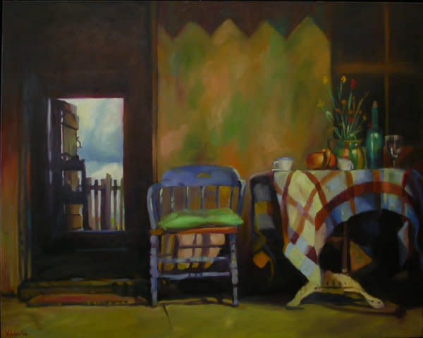 The open door by Rosemary Valadon