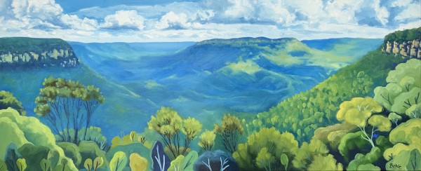 Sunlight in the Valley, Blue Mountains