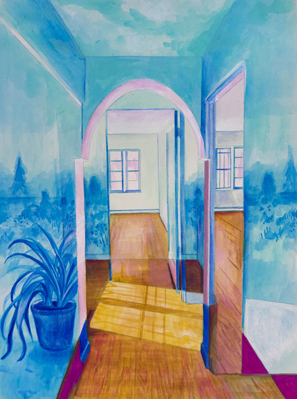 Imaginary Blue Garden by Bekka Teerlink