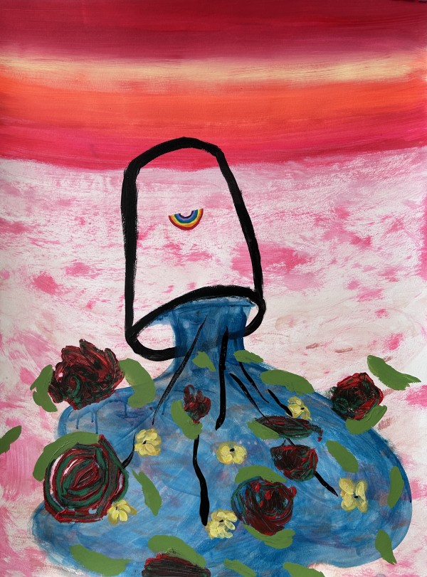 Give To Feel Abundance (Spilled Flowers) by Jenn Dierdorf