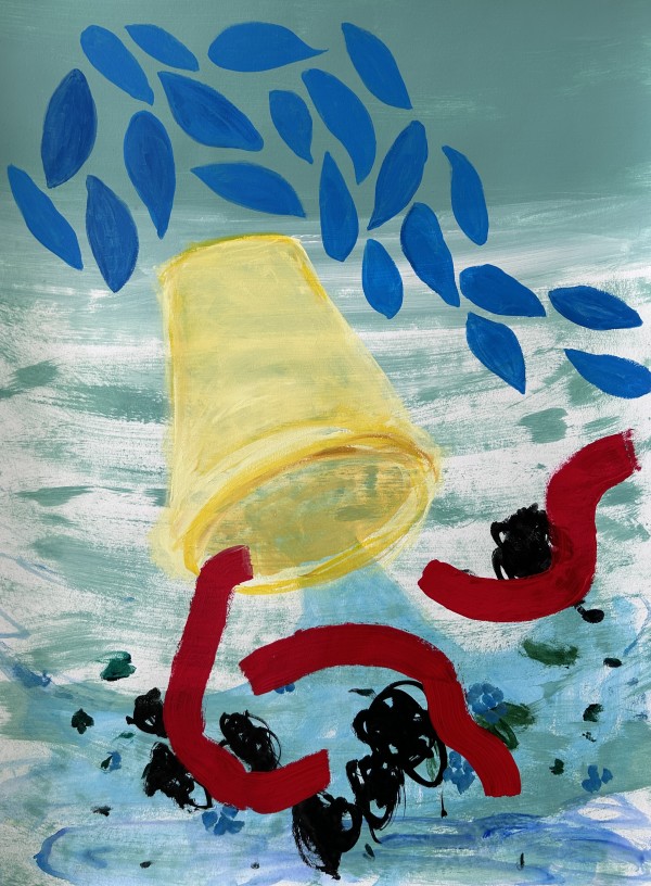 Anti-Gravity Emotions (Spilled Flowers) by Jenn Dierdorf