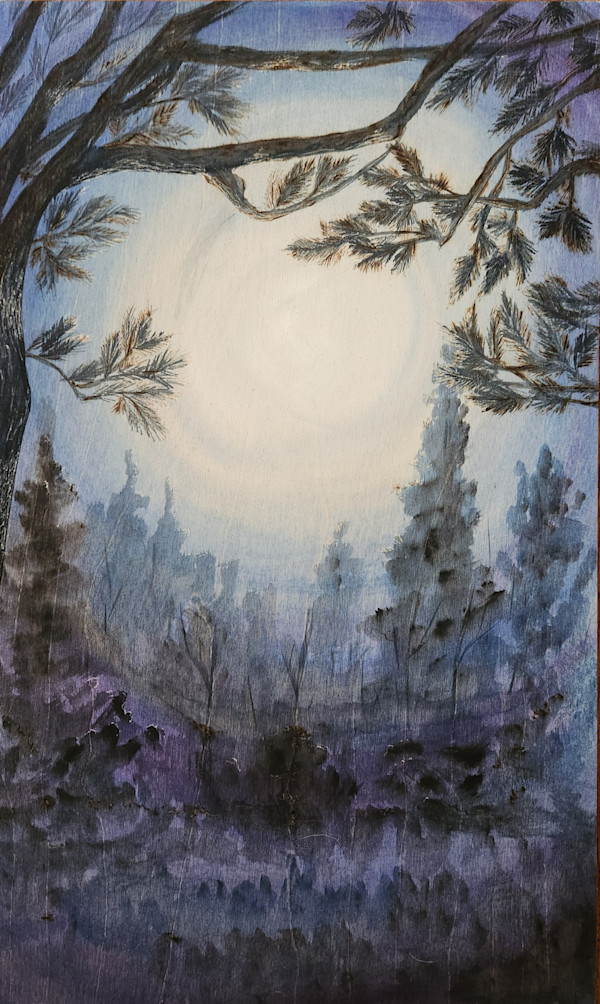 Pinetree Moonrise by Joy Grant