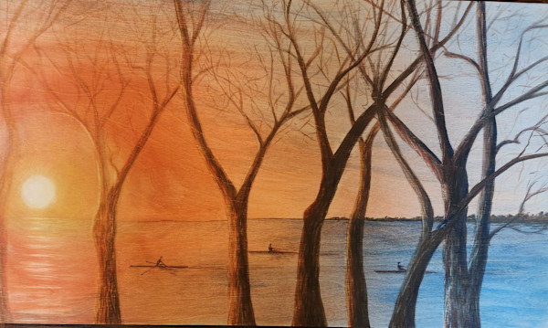 River Rowers by Joy Grant