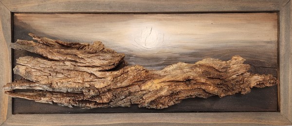 Mountain Moonrise by Joy Grant