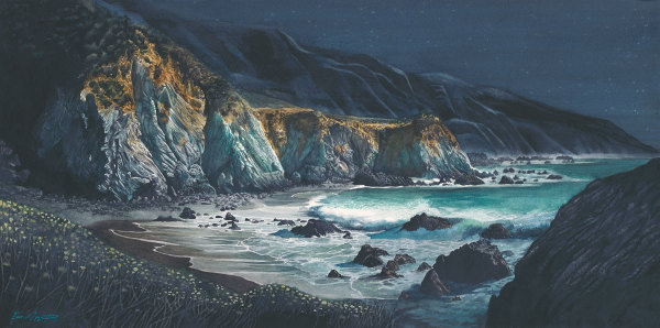 Nightfall on the Pacific by Ian Nyquist