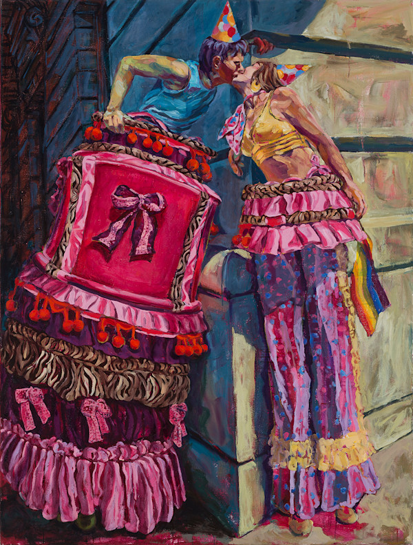 Kissing Giantesses by Joan Cox
