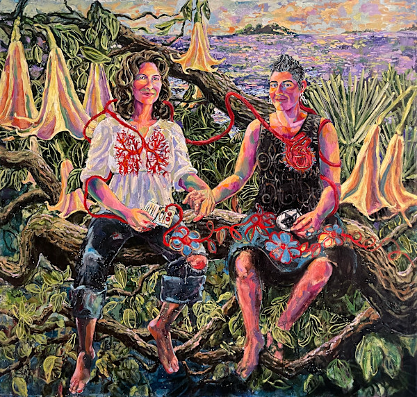 Duo Totem by Joan Cox