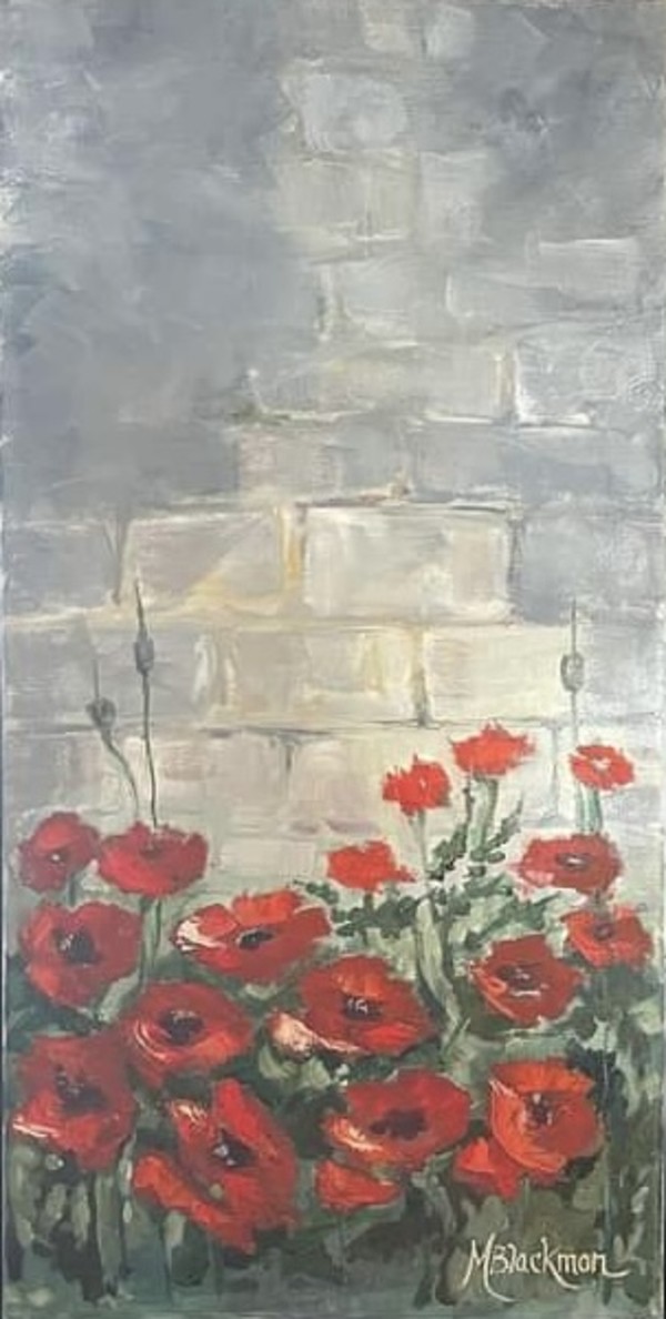 Poppies On The Wall by Michelle Blackmon