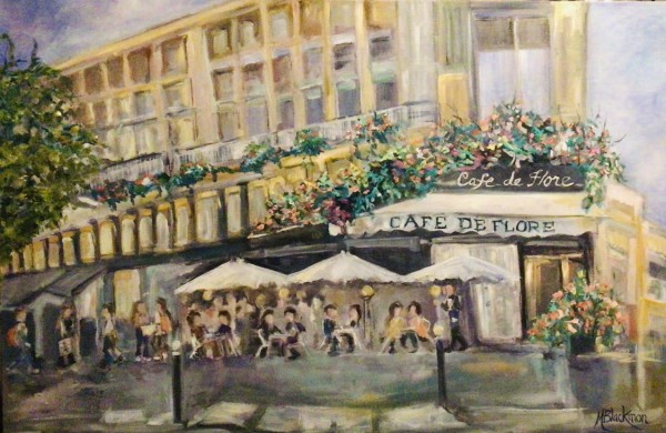 Cafe De Flore Paris- Picasso Ate Here by Michelle Blackmon