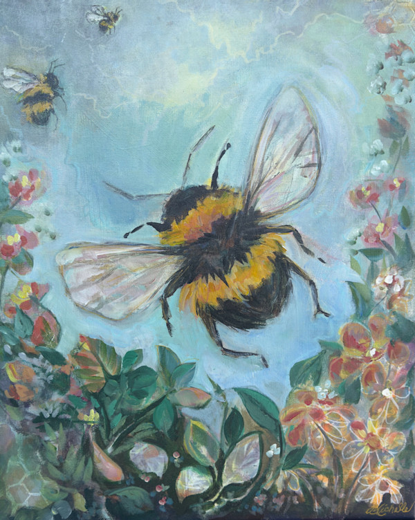 Flight Of The  Bumblebees #2 by Michelle Blackmon, Image 1.