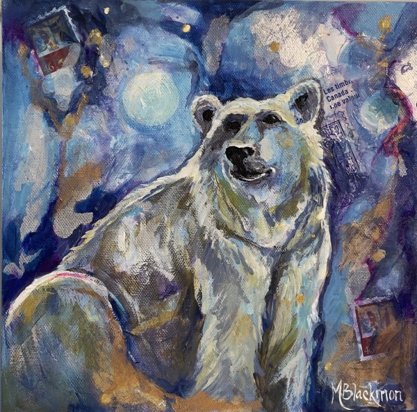 “Winston “ The Polar Bear by Michelle Blackmon
