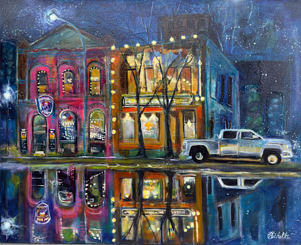 Quiet After The Rain-King’s Head Pub-  Radiant Winnipeg Series by Michelle Blackmon, Image 1.