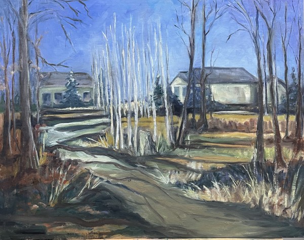 Fall Walk Seine River Urban Forest by Michelle Blackmon