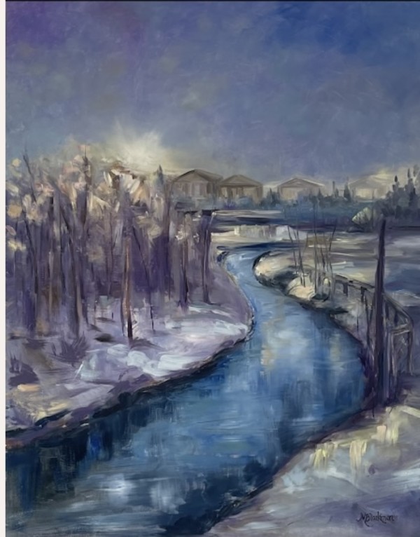 Breathe-Winter On The Seine by Michelle Blackmon