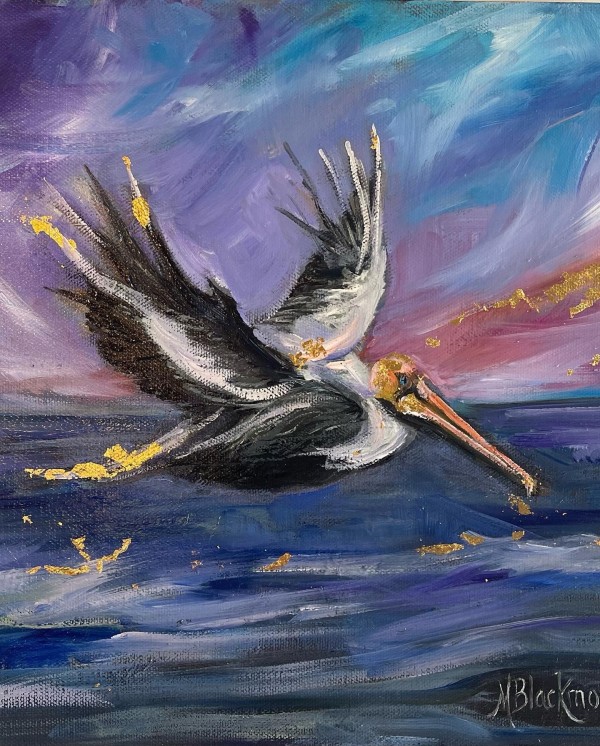 Soaring Pelican by Michelle Blackmon